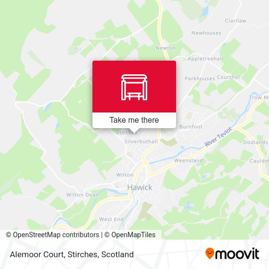 Alemoor Court, Stirches map