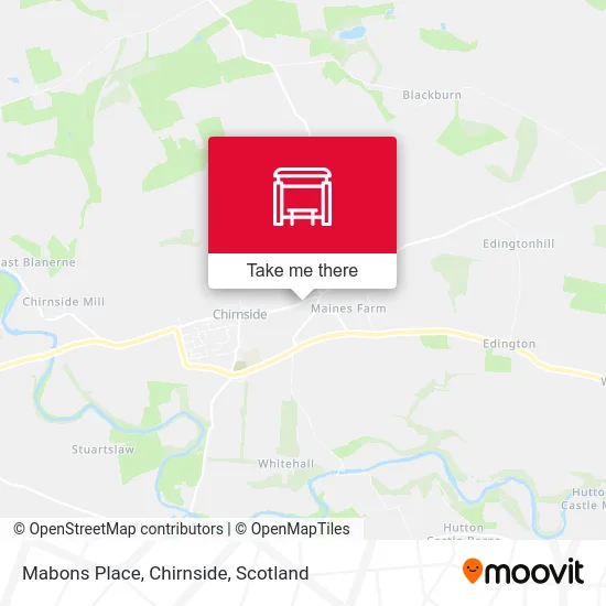 Mabons Place, Chirnside map