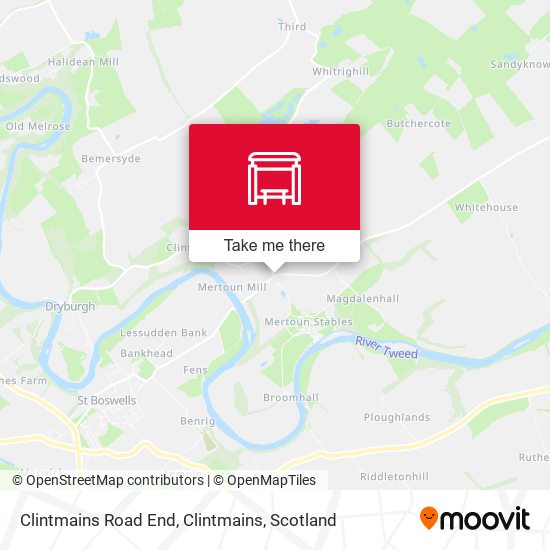 Clintmains Road End, Clintmains map