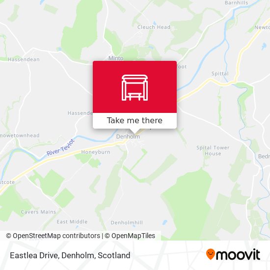 Eastlea Drive, Denholm map