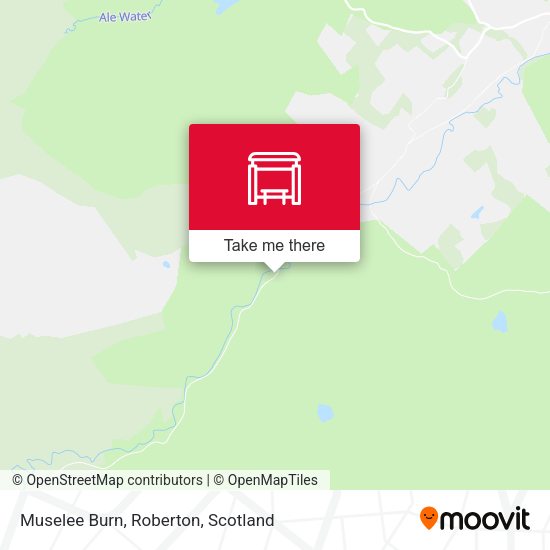 Muselee Burn, Roberton map