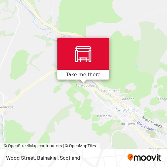 Wood Street, Balnakiel map