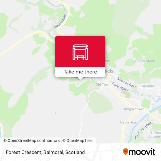 Forest Crescent, Balmoral map