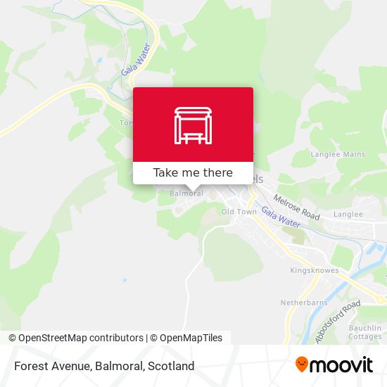 Forest Avenue, Balmoral map