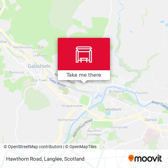 Hawthorn Road, Langlee map