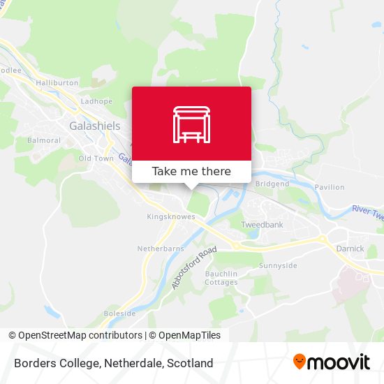 Borders College, Netherdale map