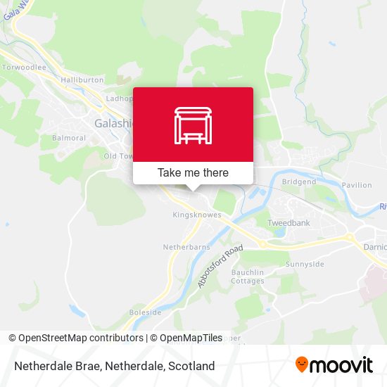 Netherdale Brae, Netherdale map