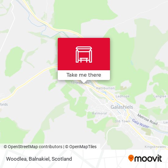 Woodlea, Balnakiel map