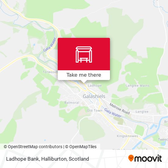 Ladhope Bank, Halliburton map