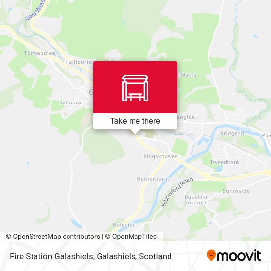 Fire Station Galashiels, Galashiels map