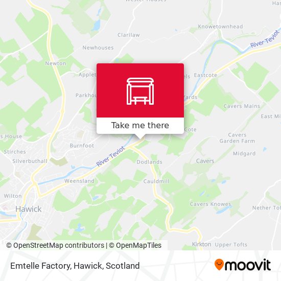 Emtelle Factory, Hawick map