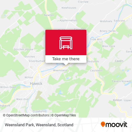 Weensland Park, Weensland map