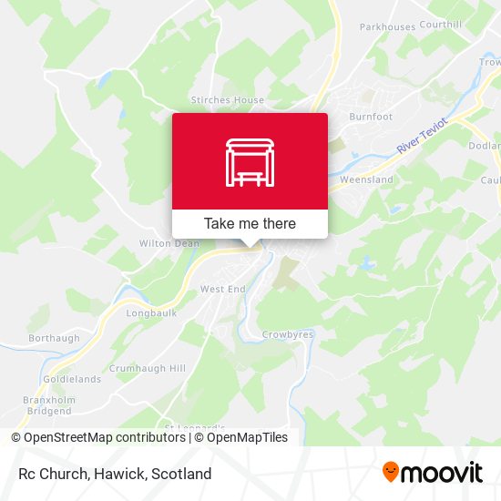 Rc Church, Hawick map