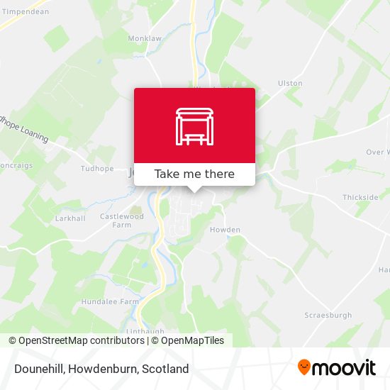 Dounehill, Howdenburn map