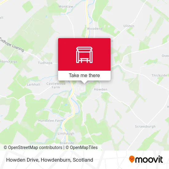 Howden Drive, Howdenburn map