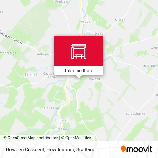 Howden Crescent, Howdenburn map