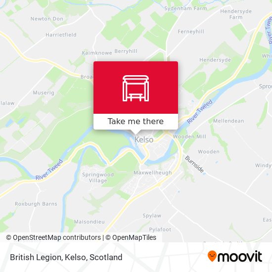 British Legion, Kelso map