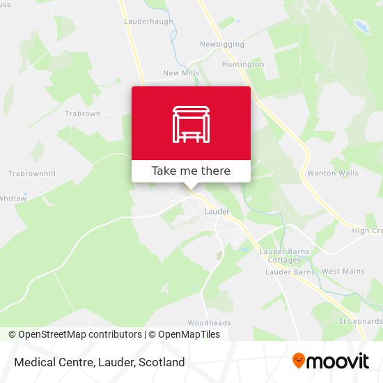 Medical Centre, Lauder map