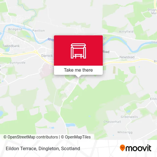 Eildon Terrace, Dingleton map