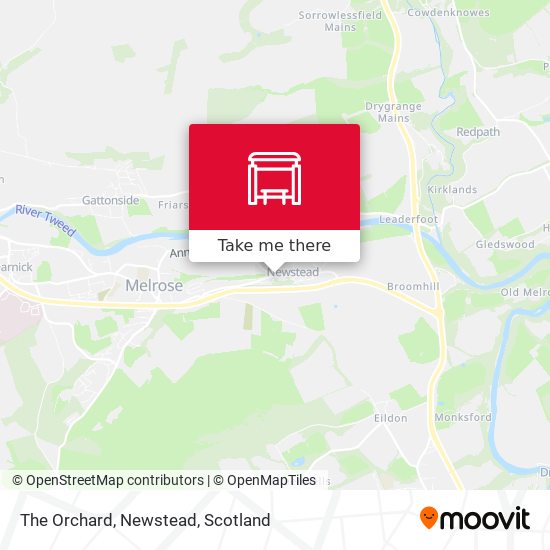 The Orchard, Newstead map