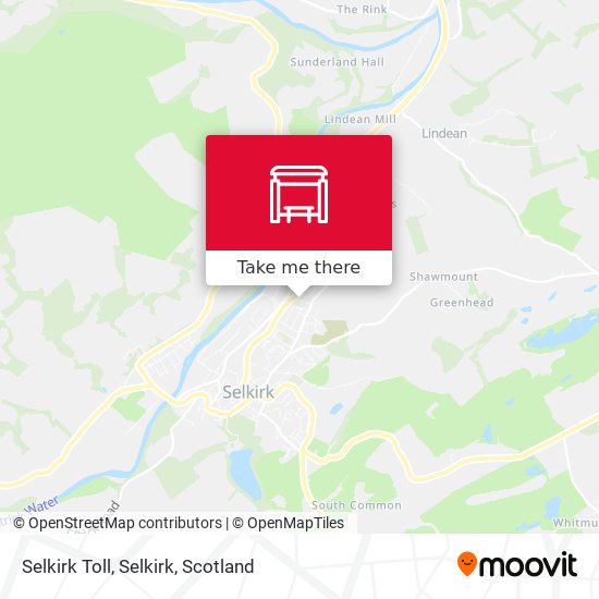 Selkirk Toll, Selkirk map
