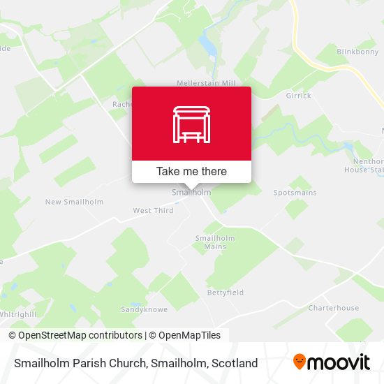 Smailholm Parish Church, Smailholm map