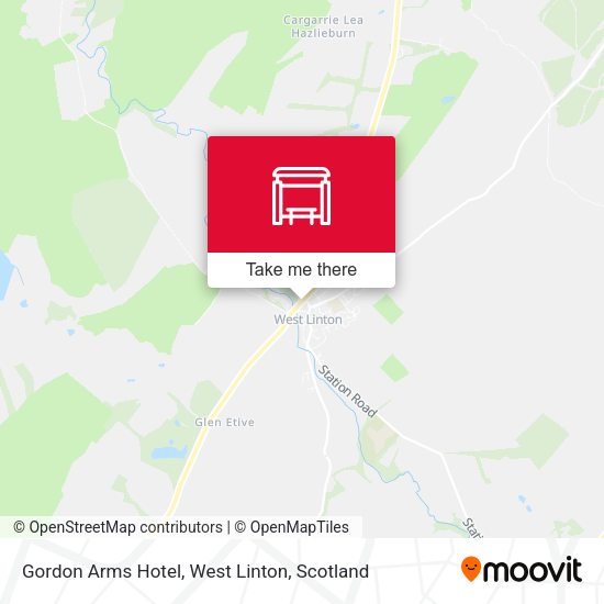 Gordon Arms Hotel, West Linton map