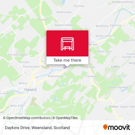 Daykins Drive, Weensland map