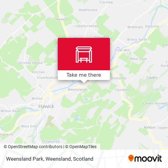 Weensland Park, Weensland map