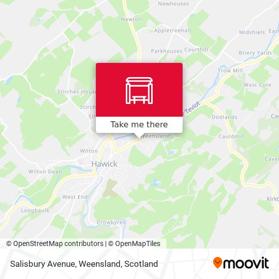 Salisbury Avenue, Weensland map
