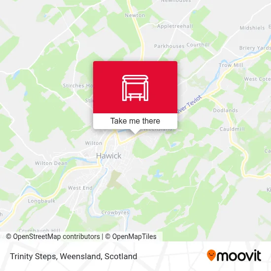 Trinity Steps, Weensland map