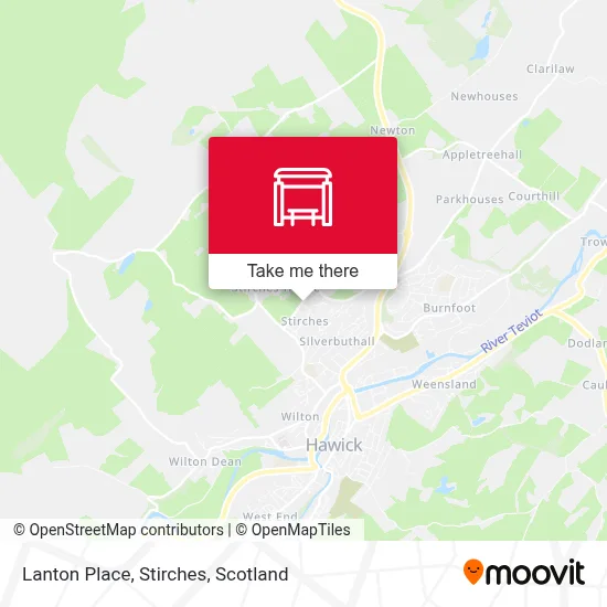 Lanton Place, Stirches map