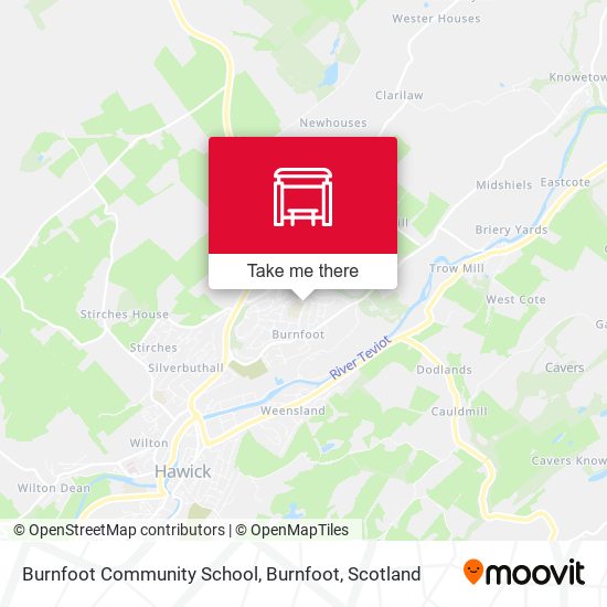 Burnfoot Community School, Burnfoot map