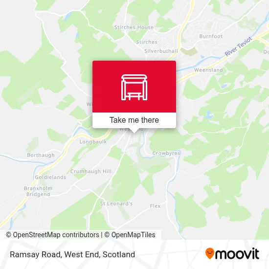 Ramsay Road, West End map