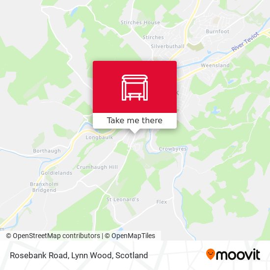 Rosebank Road, Lynn Wood map