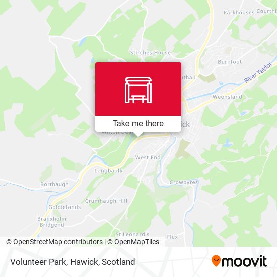 Volunteer Park, Hawick map