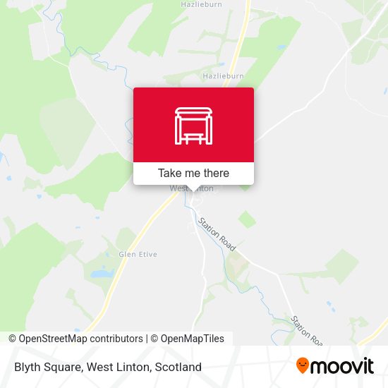 Blyth Square, West Linton map
