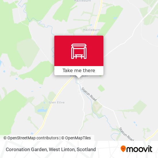 Coronation Garden, West Linton map