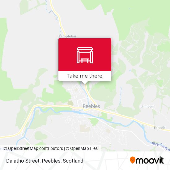 Dalatho Street, Peebles map