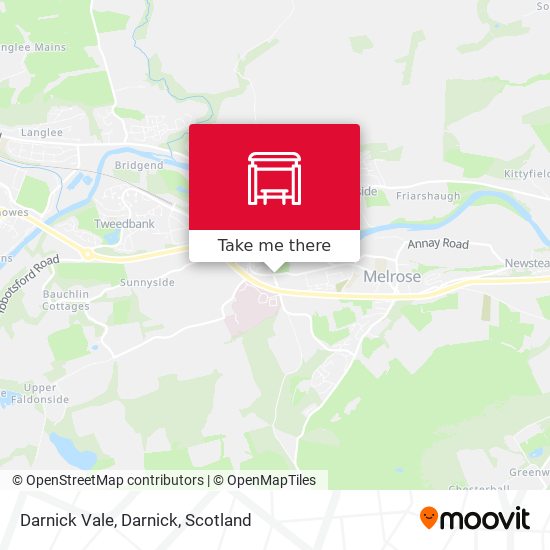 Darnick Vale, Darnick map