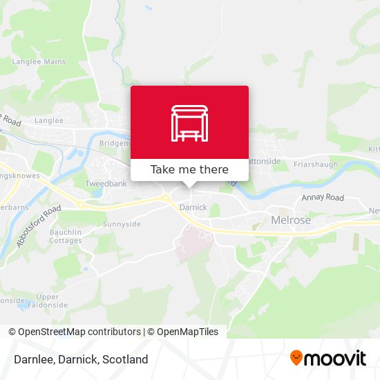 Darnlee, Darnick map
