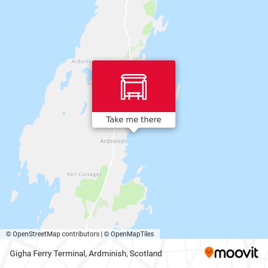 Gigha Ferry Terminal, Ardminish map