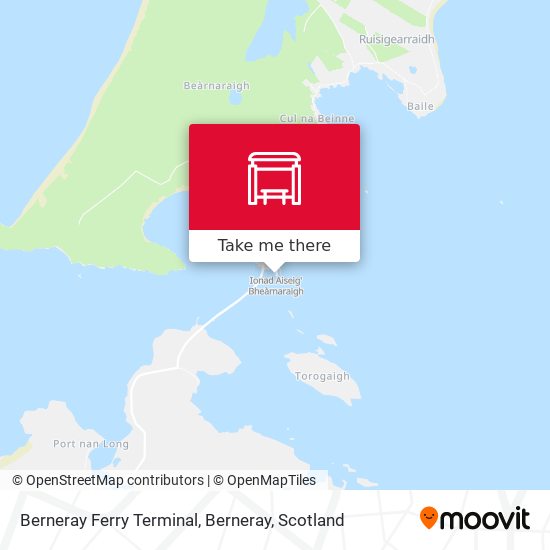 Berneray Ferry Terminal, Berneray map