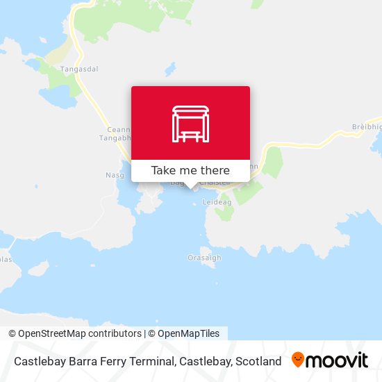 Castlebay Barra Ferry Terminal, Castlebay map