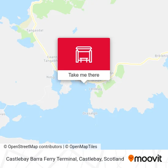 Castlebay Barra Ferry Terminal, Castlebay map