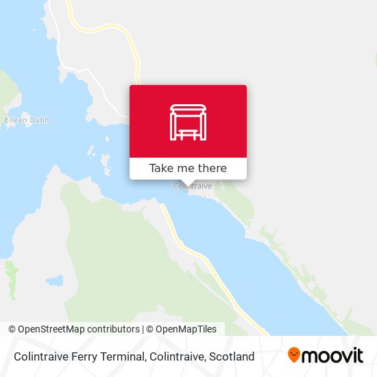 Colintraive Ferry Terminal, Colintraive map