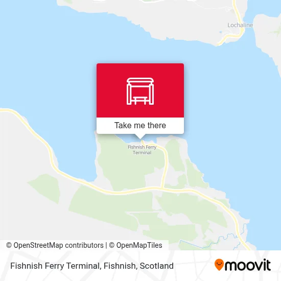 Fishnish Ferry Terminal, Fishnish map
