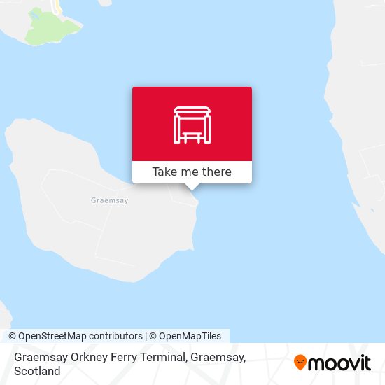 Graemsay Orkney Ferry Terminal, Graemsay map