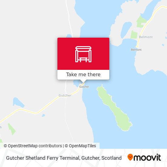 Gutcher Shetland Ferry Terminal, Gutcher map