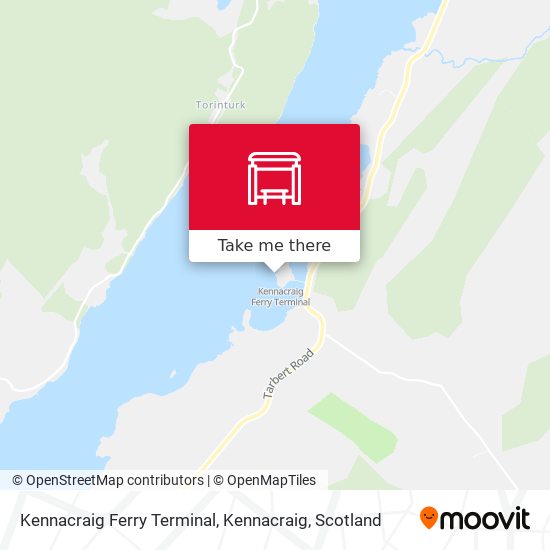Kennacraig Ferry Terminal, Kennacraig map